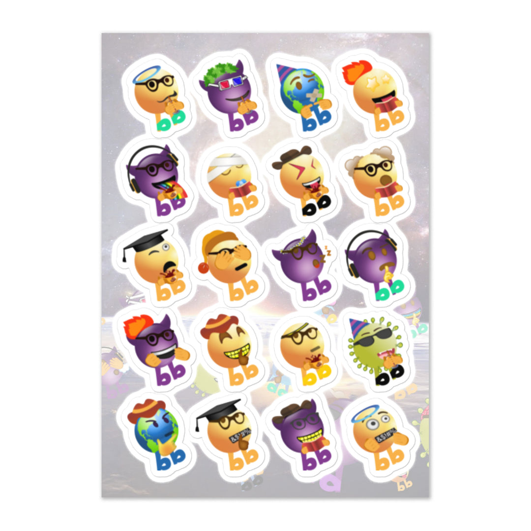 Megabb Buddy Stickers - Emojibb