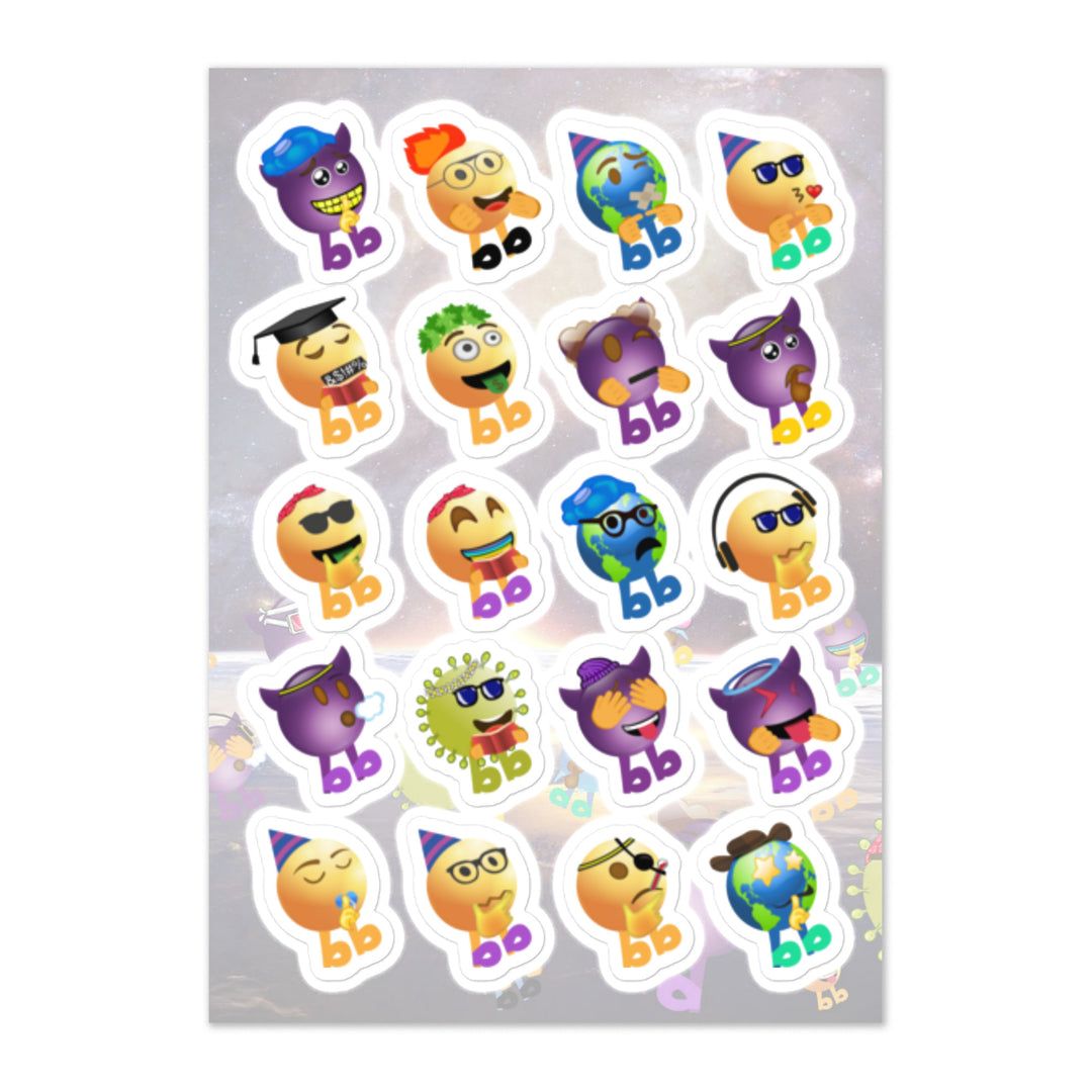 Megabb Buddy Stickers - Emojibb