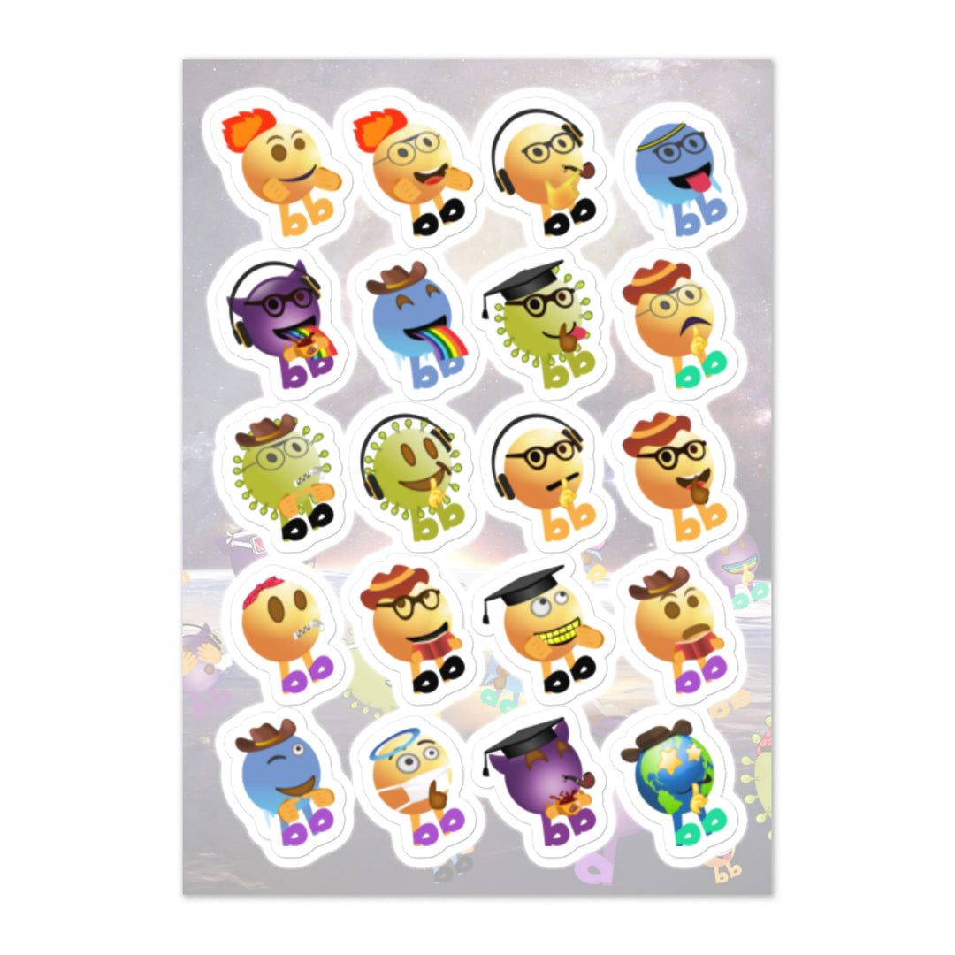 Megabb Buddy Stickers - Emojibb