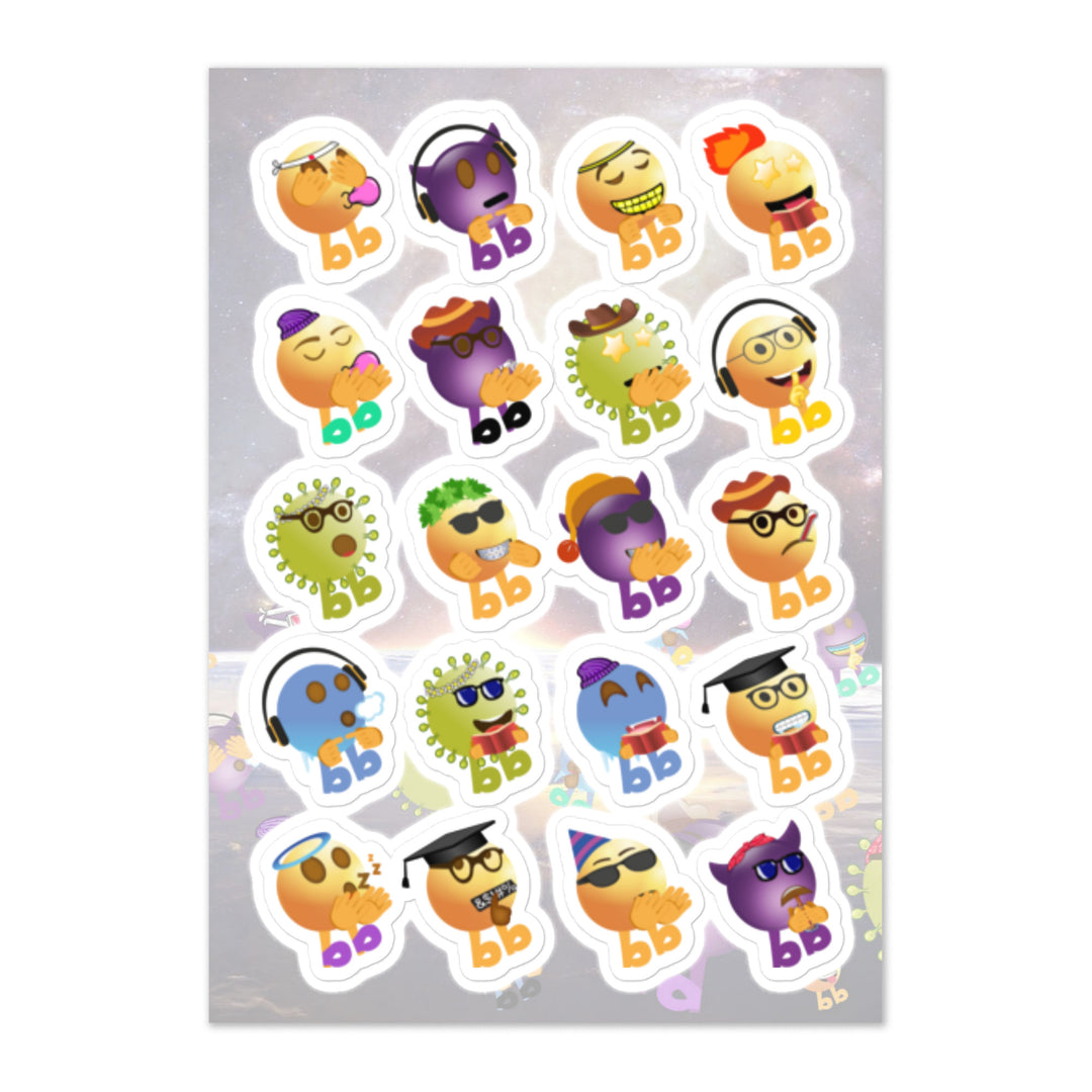 Megabb Buddy Stickers - Emojibb