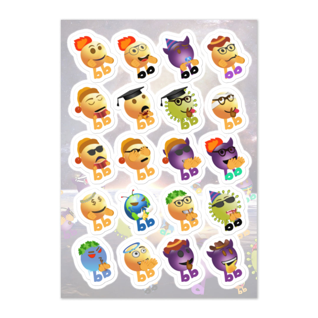 Megabb Buddy Stickers - Emojibb