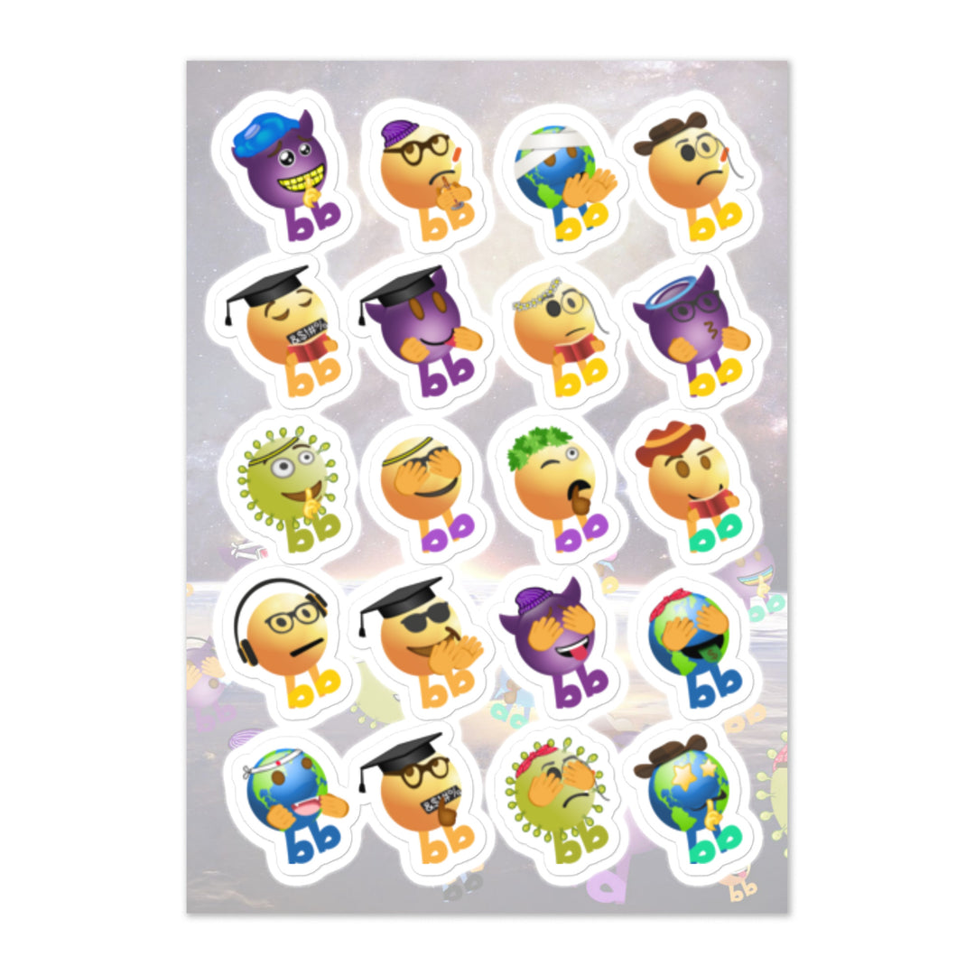 Megabb Buddy Stickers - Emojibb