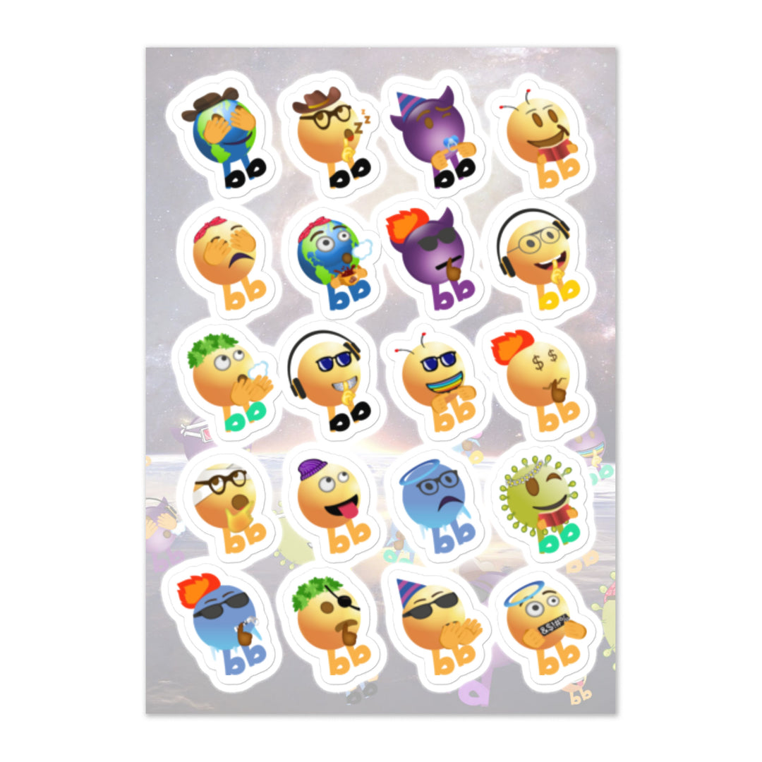 Megabb Buddy Stickers - Emojibb