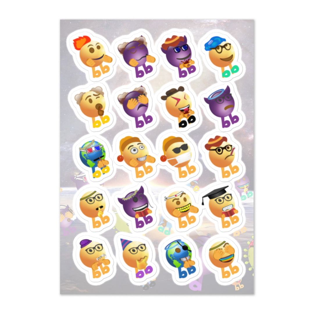 Megabb Buddy Stickers - Emojibb