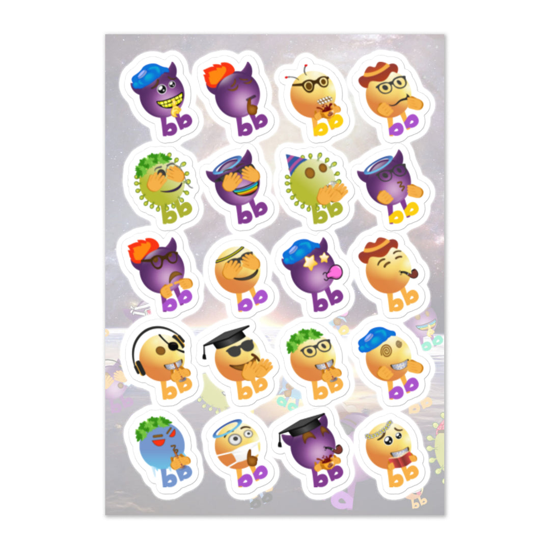 Megabb Buddy Stickers - Emojibb