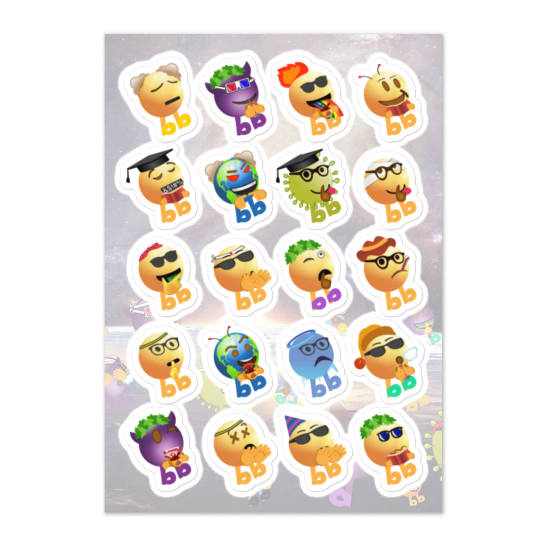 Megabb Buddy Stickers - Emojibb