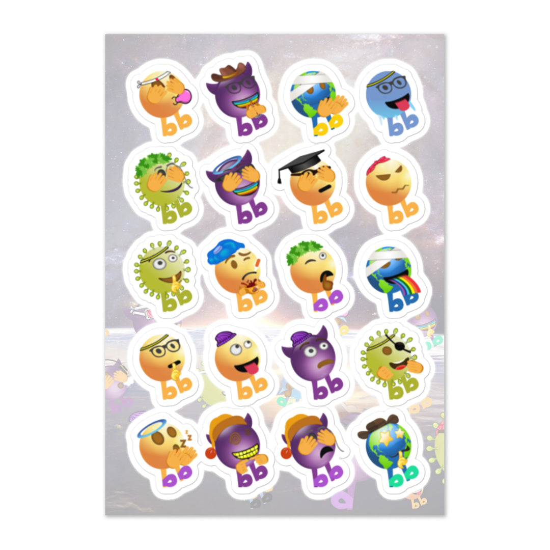 Megabb Buddy Stickers - Emojibb