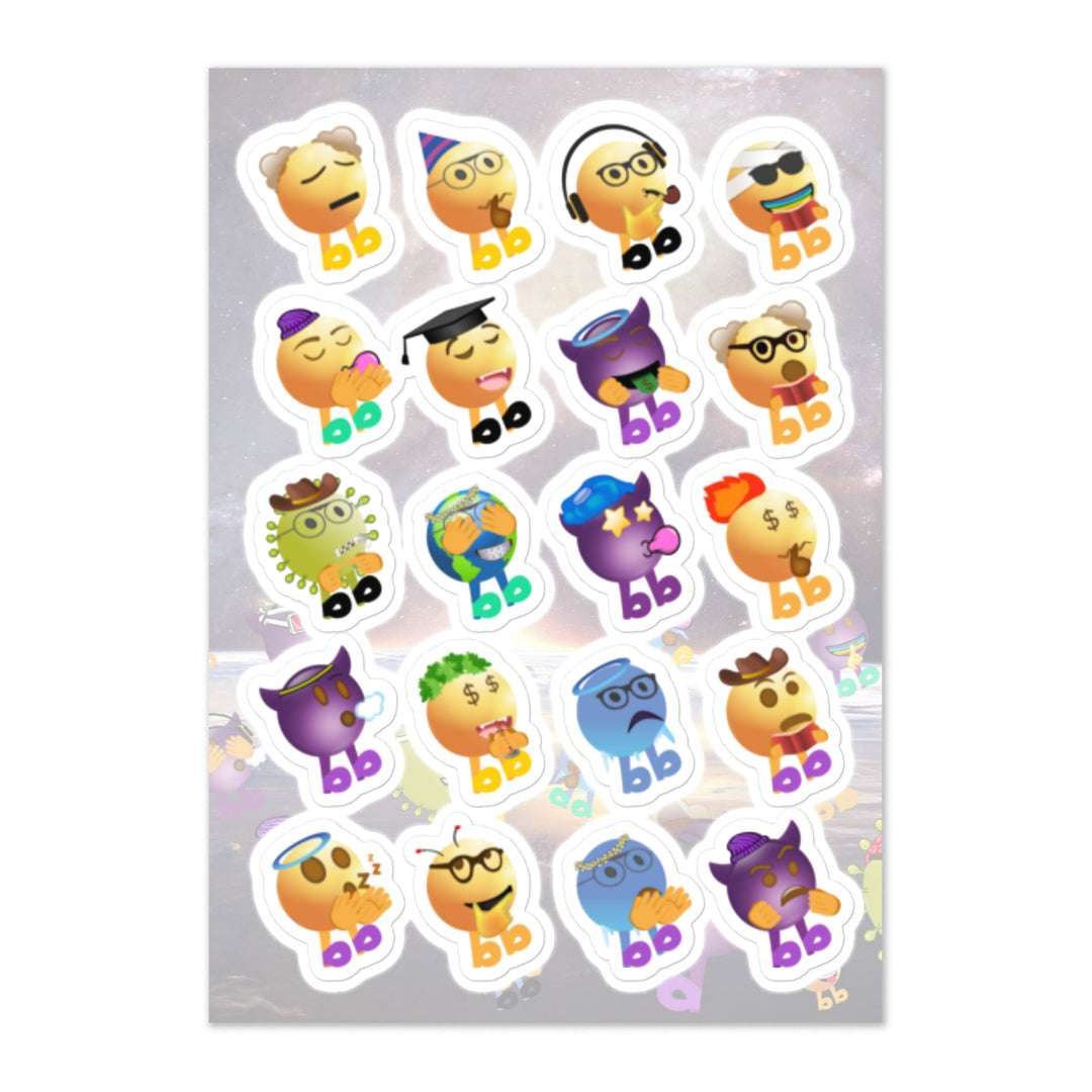 Megabb Buddy Stickers - Emojibb