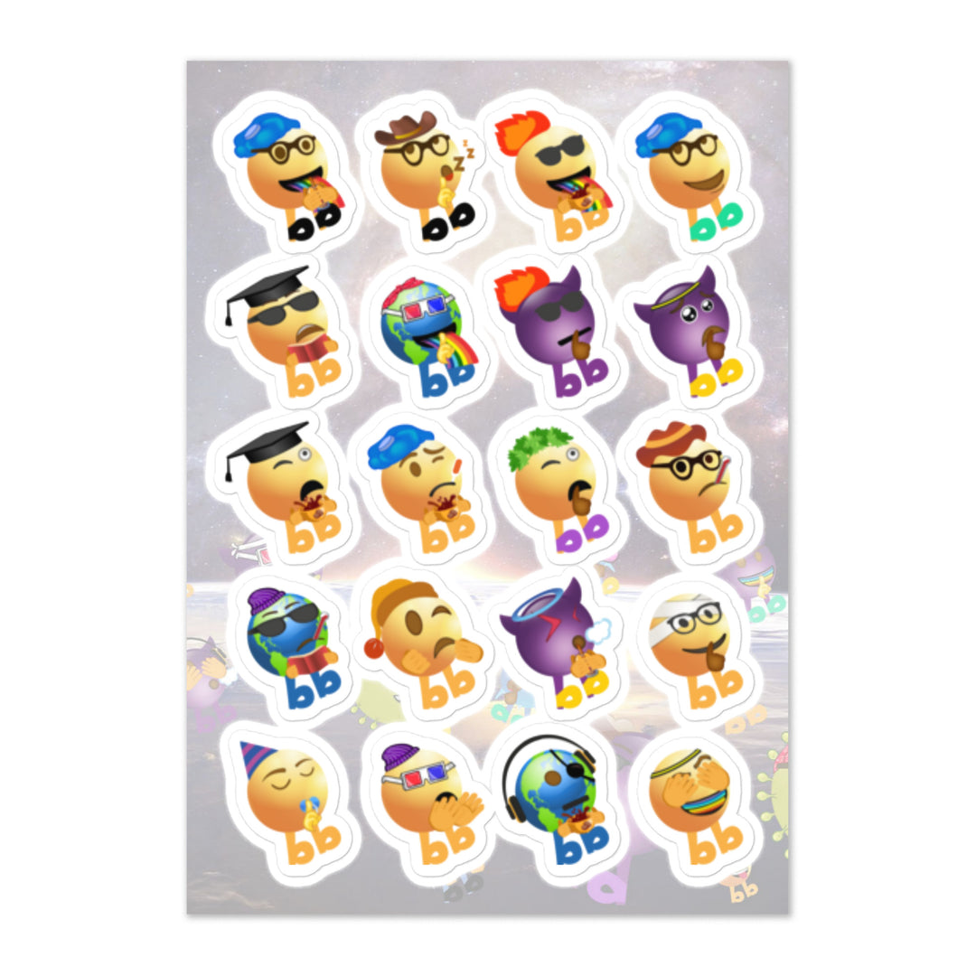 Megabb Buddy Stickers - Emojibb