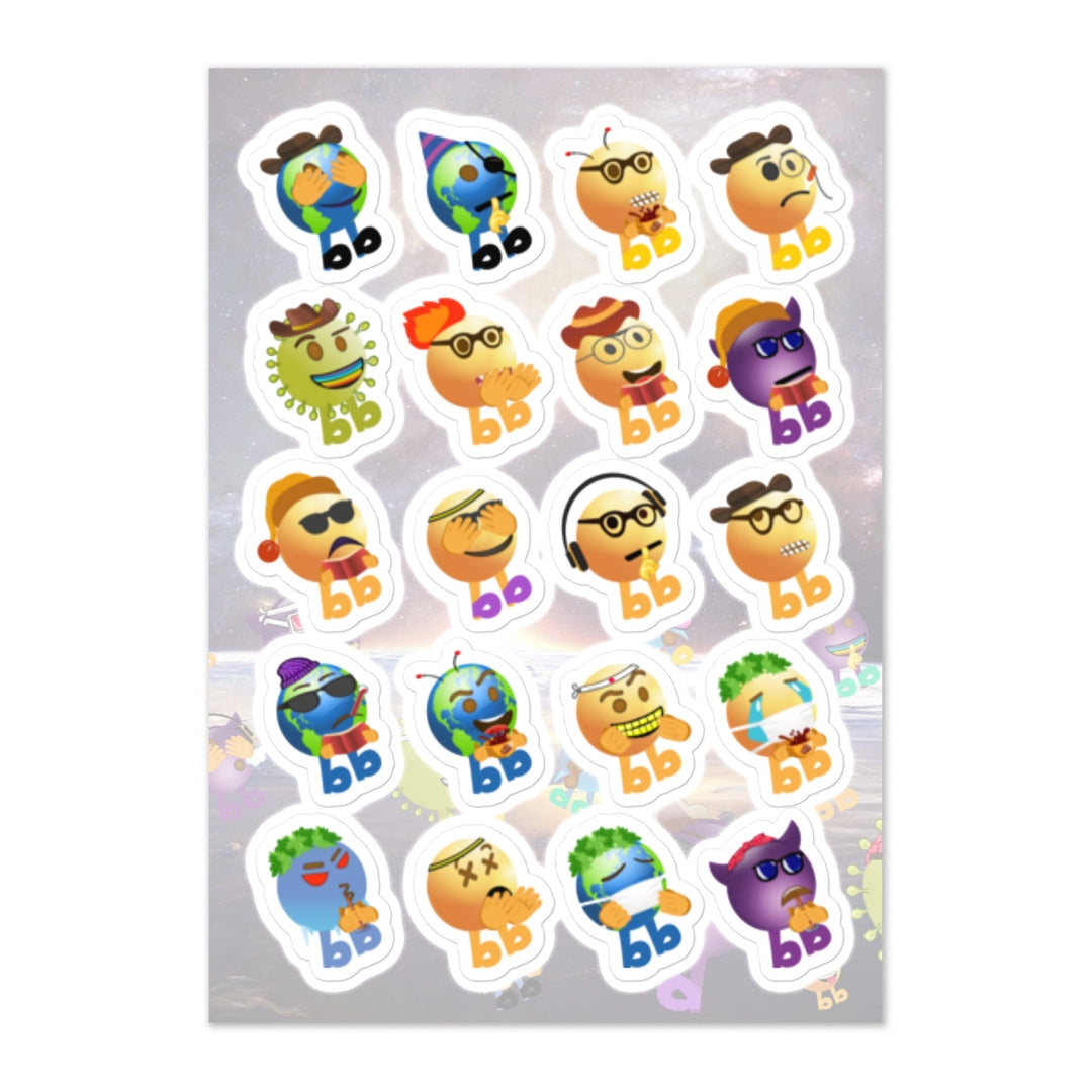 Megabb Buddy Stickers - Emojibb