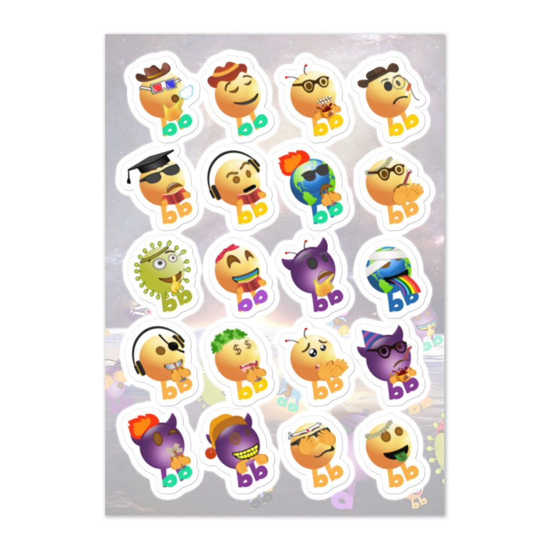 Megabb Buddy Stickers - Emojibb