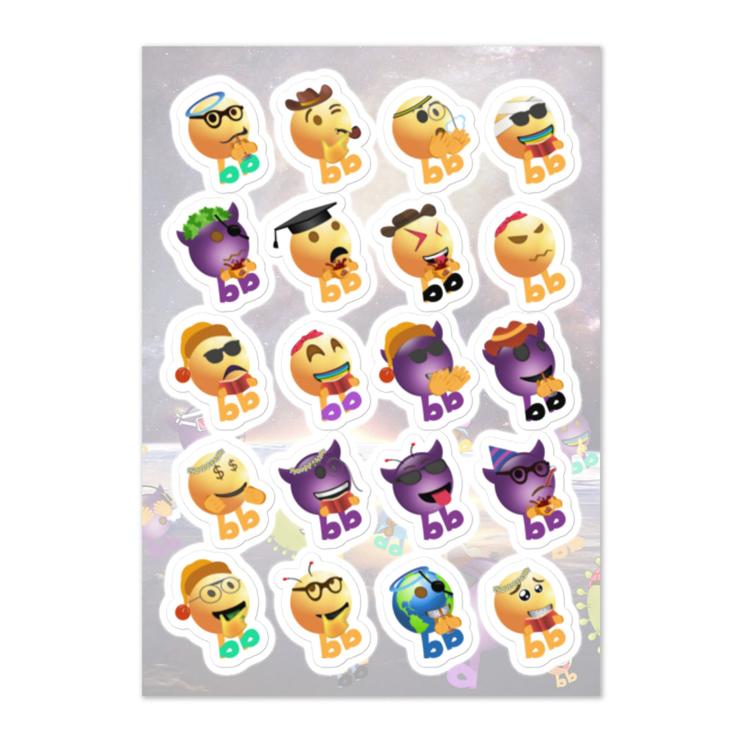 Megabb Buddy Stickers - Emojibb