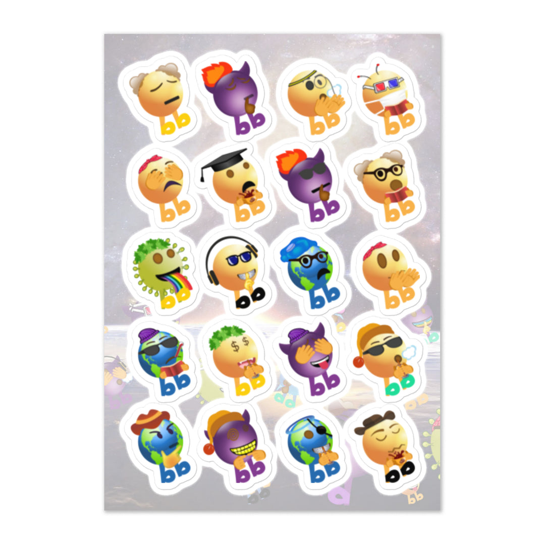 Megabb Buddy Stickers - Emojibb