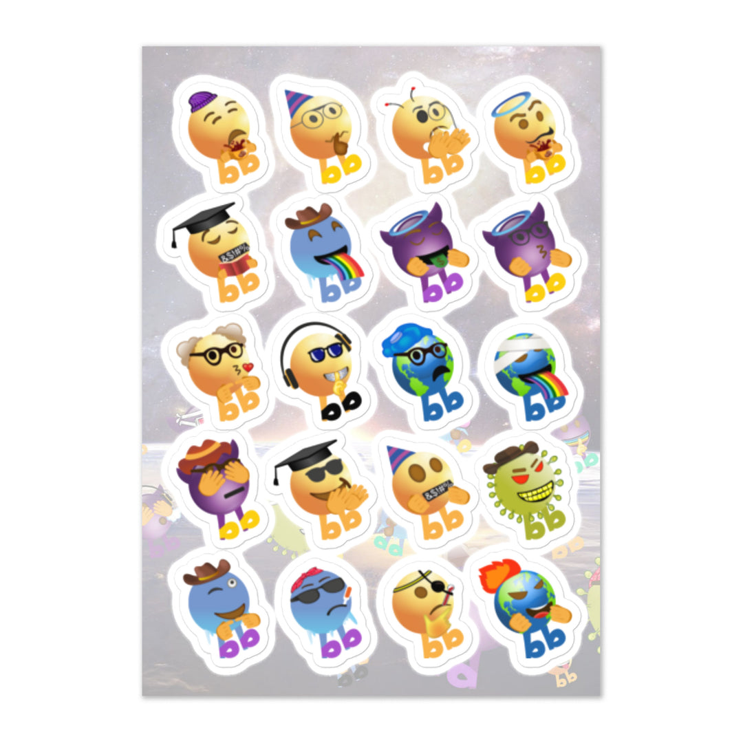 Megabb Buddy Stickers - Emojibb