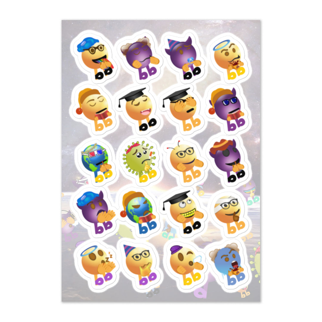 Megabb Buddy Stickers - Emojibb