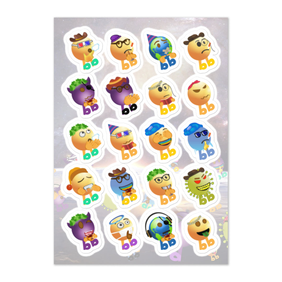 Megabb Buddy Stickers - Emojibb