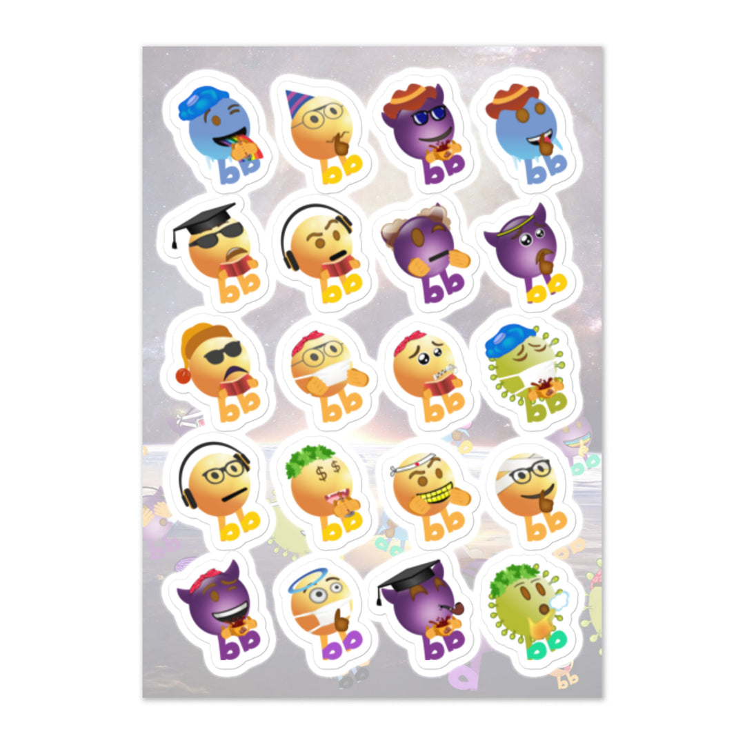 Megabb Buddy Stickers - Emojibb