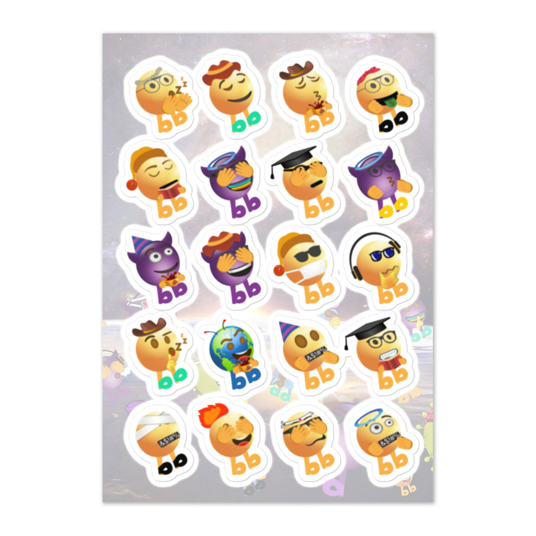 Megabb Buddy Stickers - Emojibb