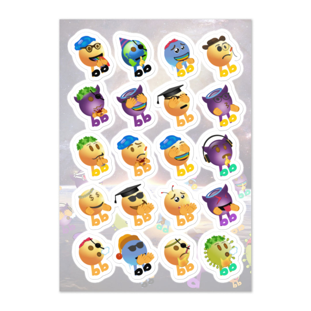 Megabb Buddy Stickers - Emojibb