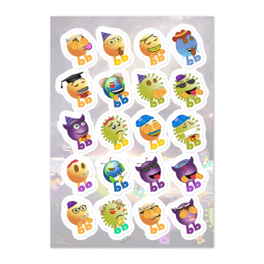 Megabb Buddy Stickers - Emojibb