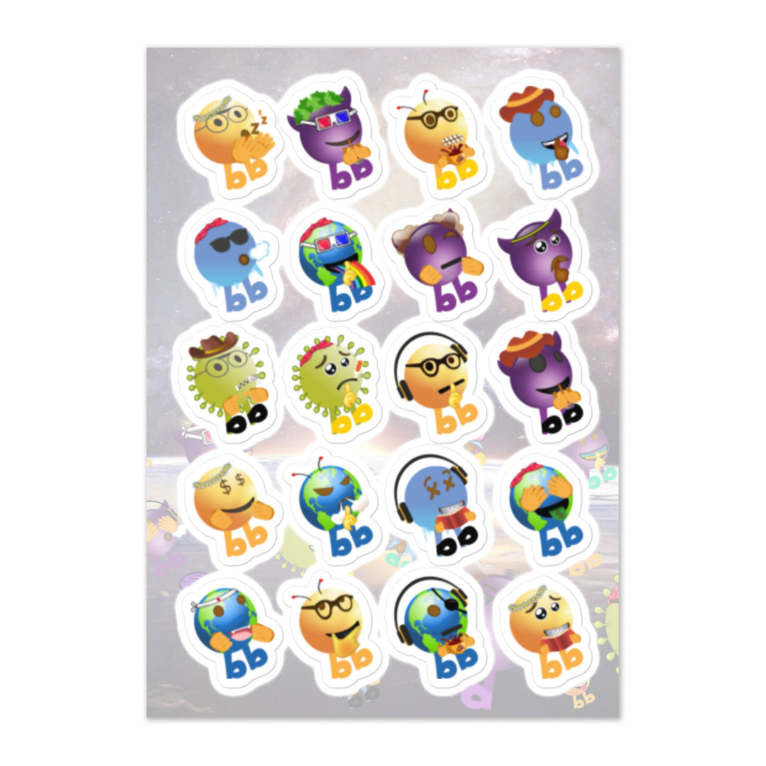 Megabb Buddy Stickers - Emojibb