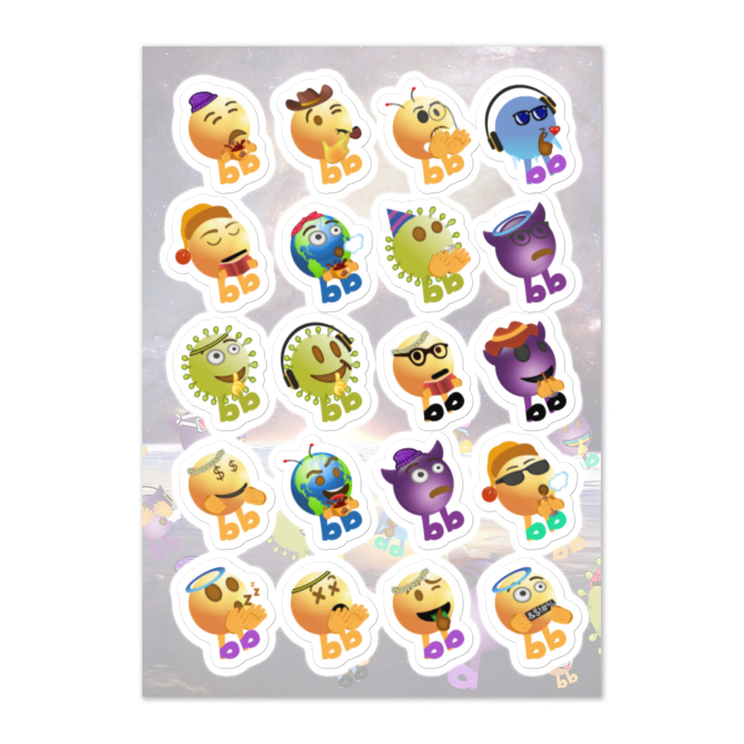 Megabb Buddy Stickers - Emojibb