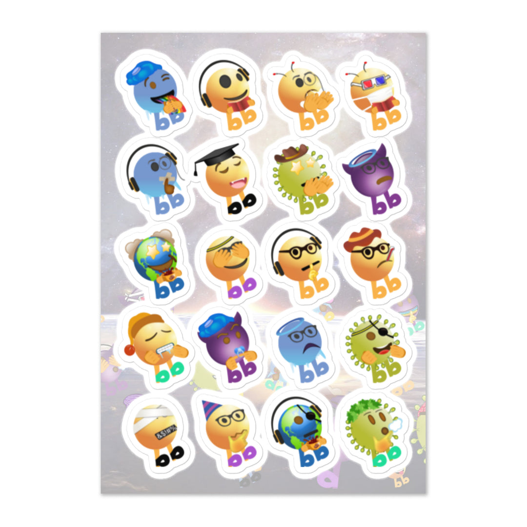 Megabb Buddy Stickers - Emojibb