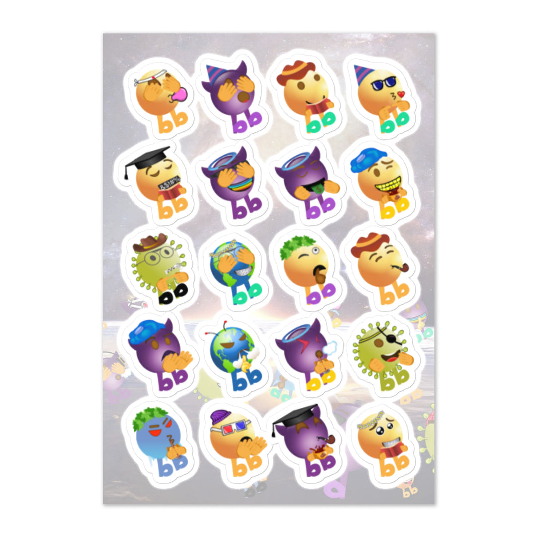 Megabb Buddy Stickers - Emojibb