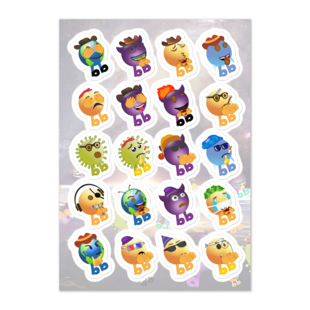 Megabb Buddy Stickers - Emojibb