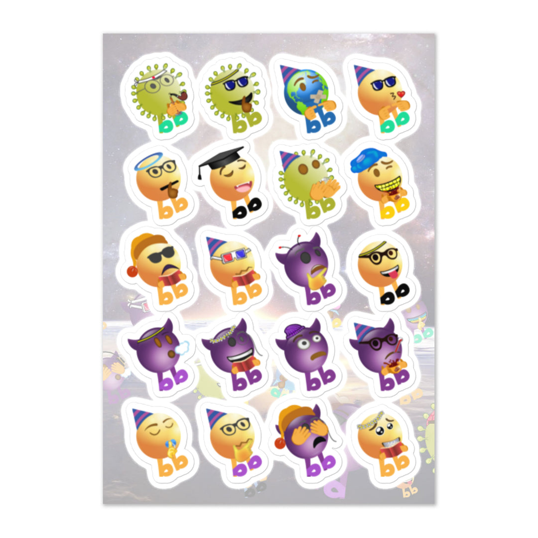 Megabb Buddy Stickers - Emojibb