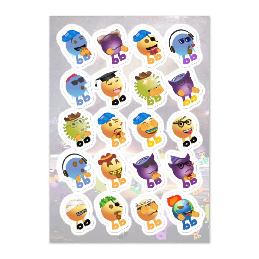 Megabb Buddy Stickers - Emojibb