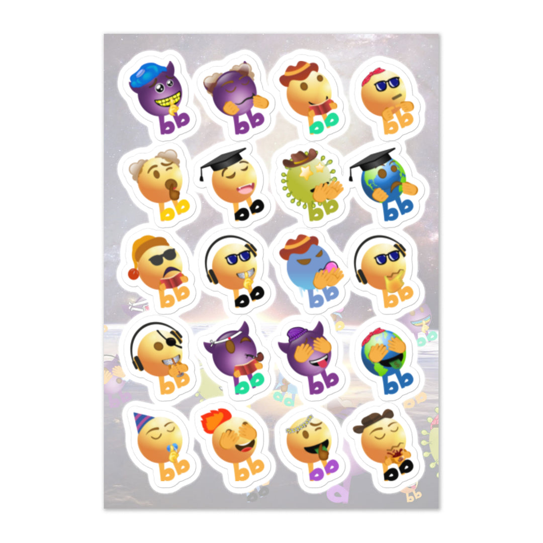 Megabb Buddy Stickers - Emojibb