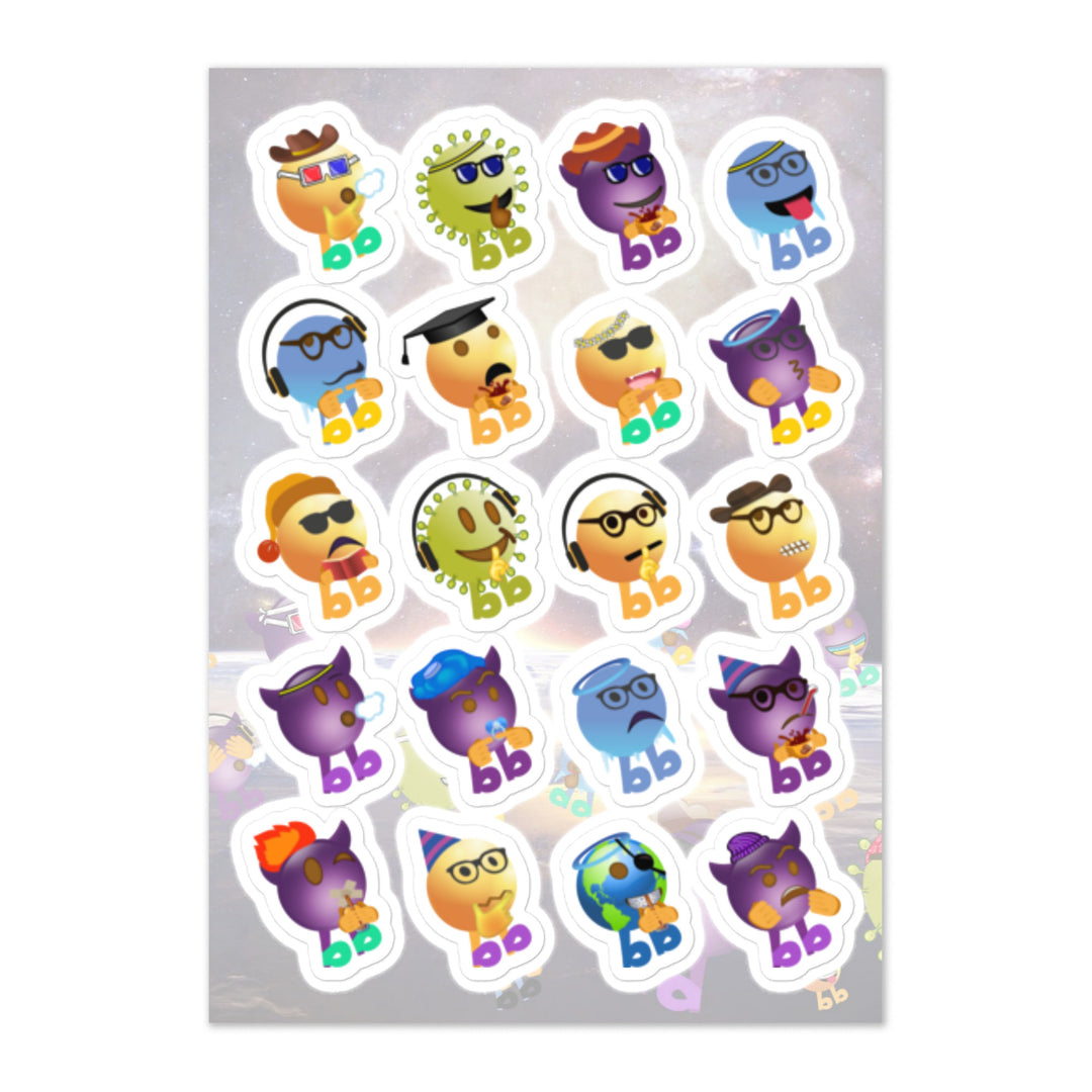 Megabb Buddy Stickers - Emojibb