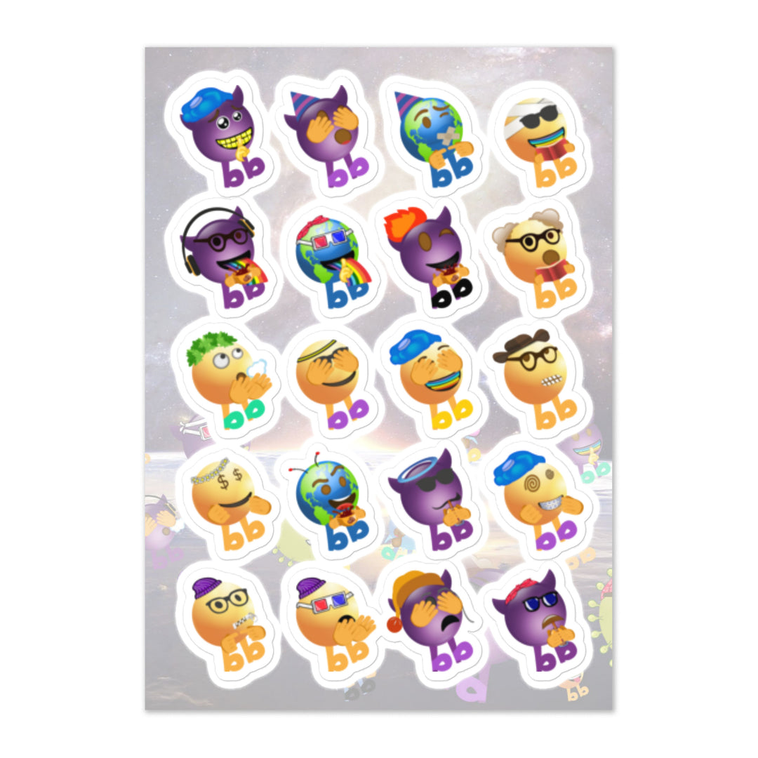 Megabb Buddy Stickers - Emojibb