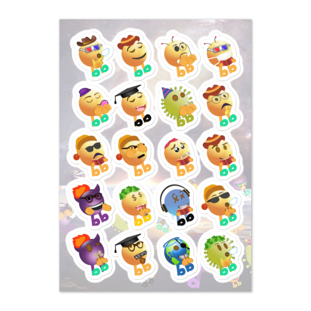 Megabb Buddy Stickers - Emojibb