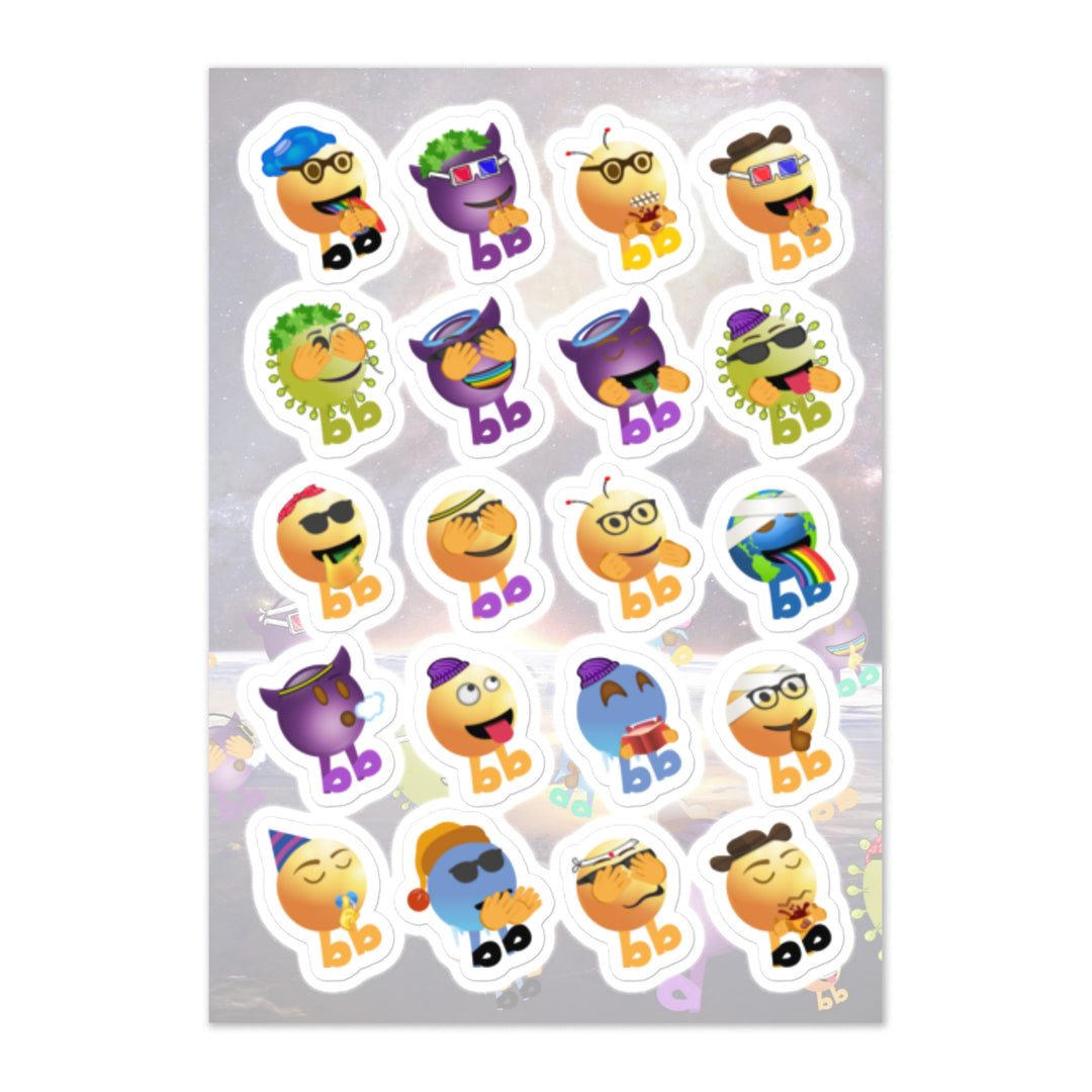 Megabb Buddy Stickers - Emojibb