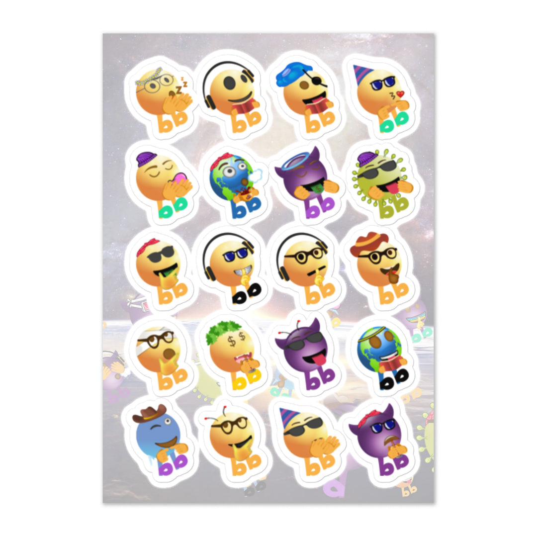 Megabb Buddy Stickers - Emojibb