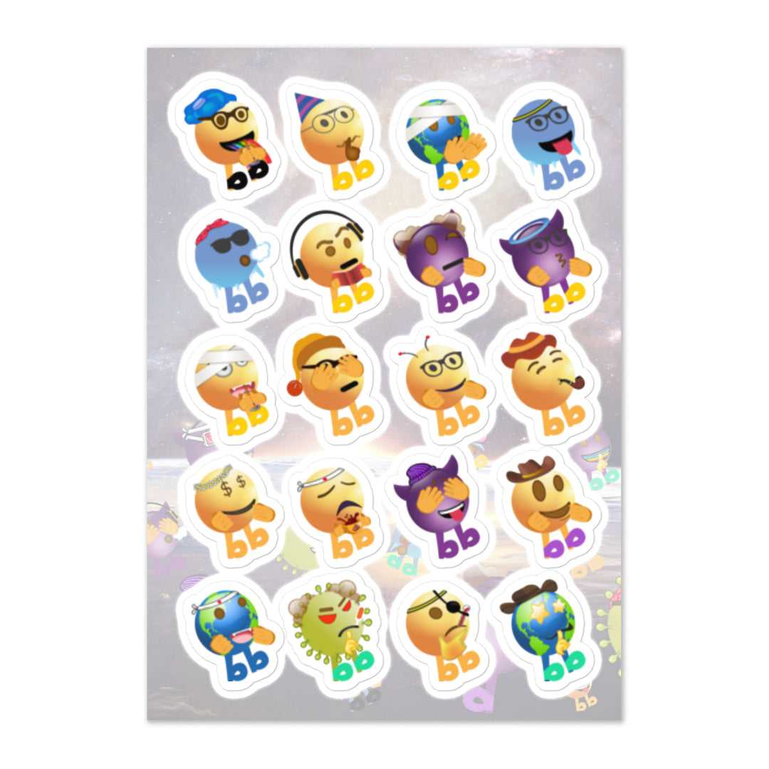 Megabb Buddy Stickers - Emojibb