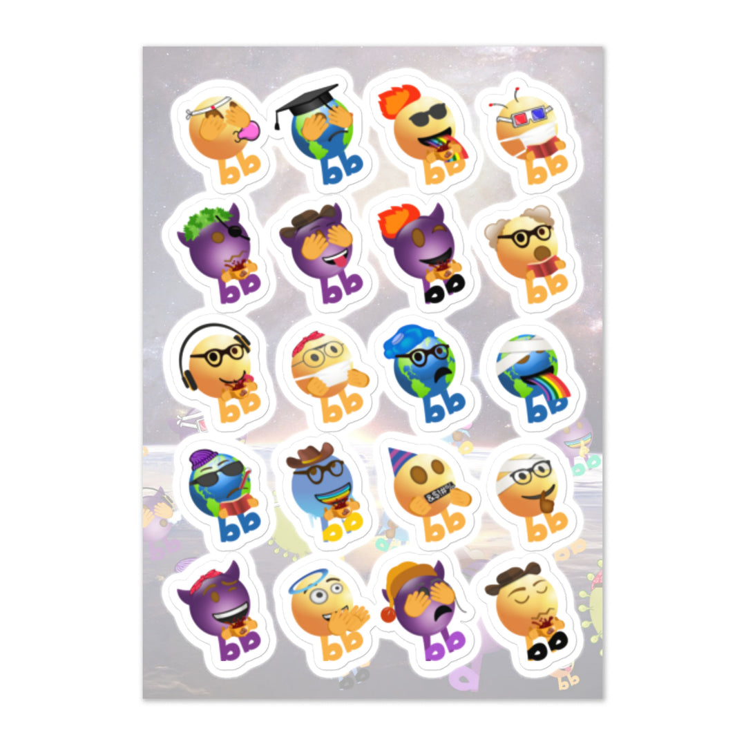 Megabb Buddy Stickers - Emojibb