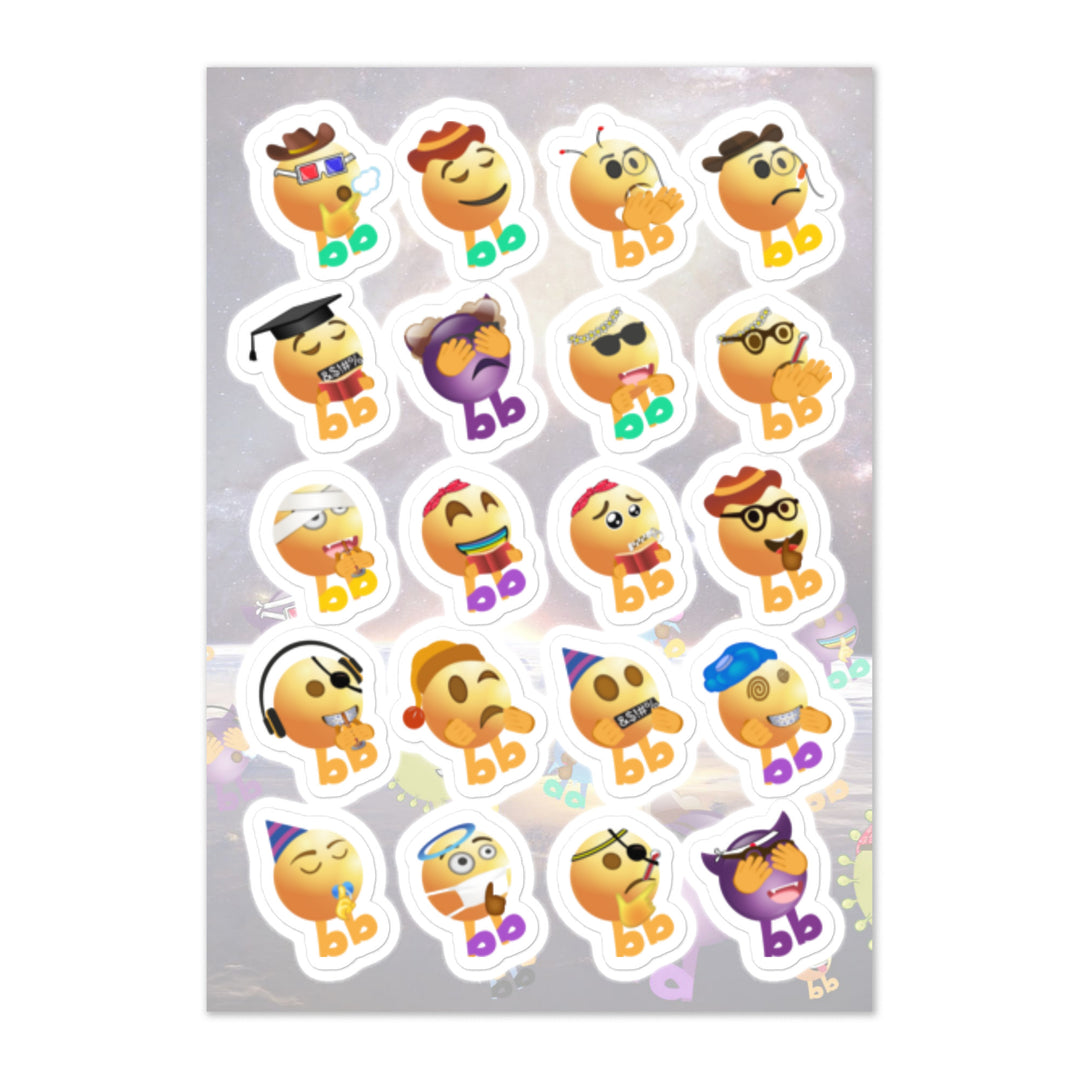 Megabb Buddy Stickers - Emojibb