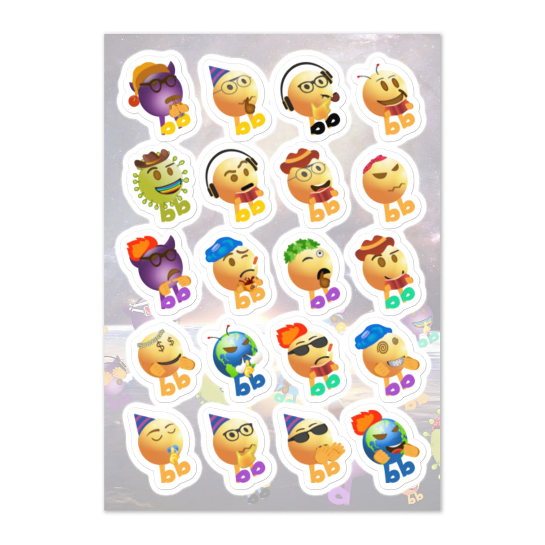 Megabb Buddy Stickers - Emojibb