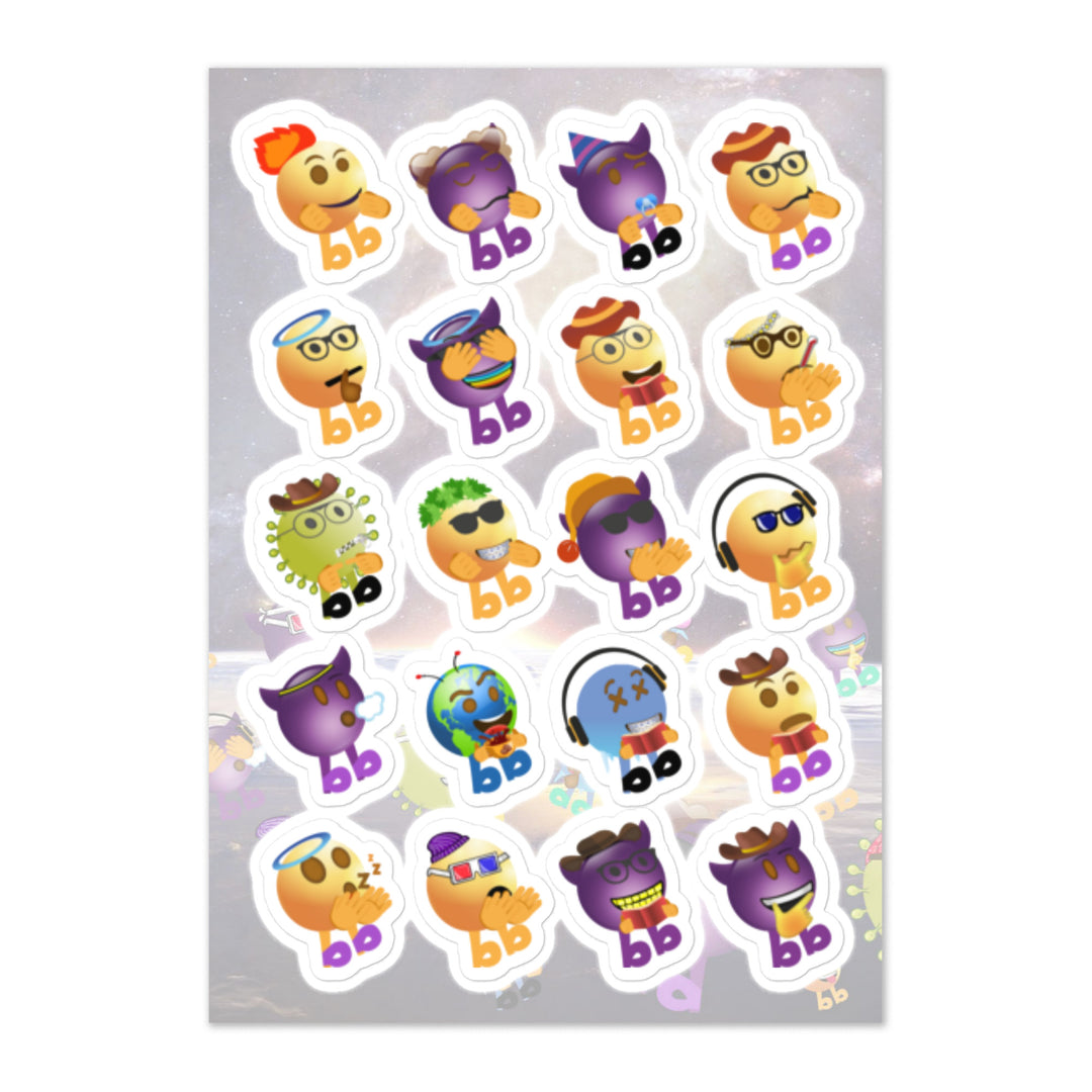 Megabb Buddy Stickers - Emojibb