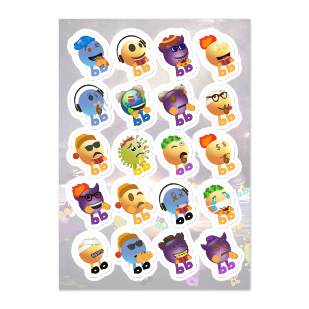 Megabb Buddy Stickers - Emojibb