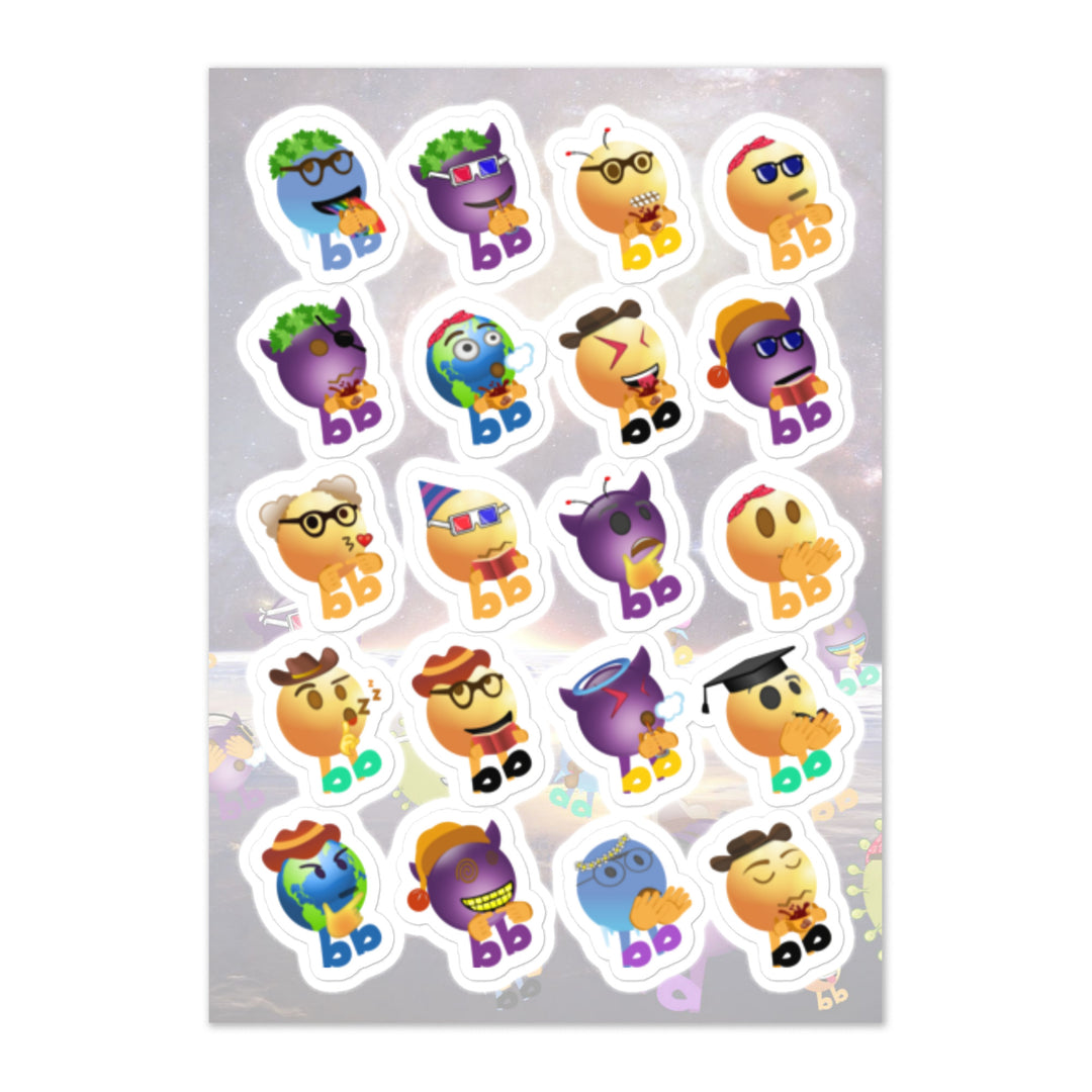 Megabb Buddy Stickers - Emojibb