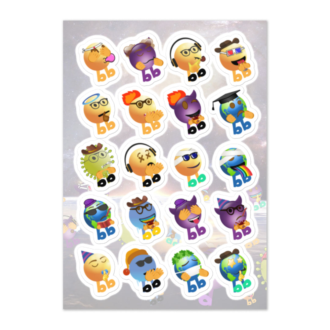 Megabb Buddy Stickers - Emojibb