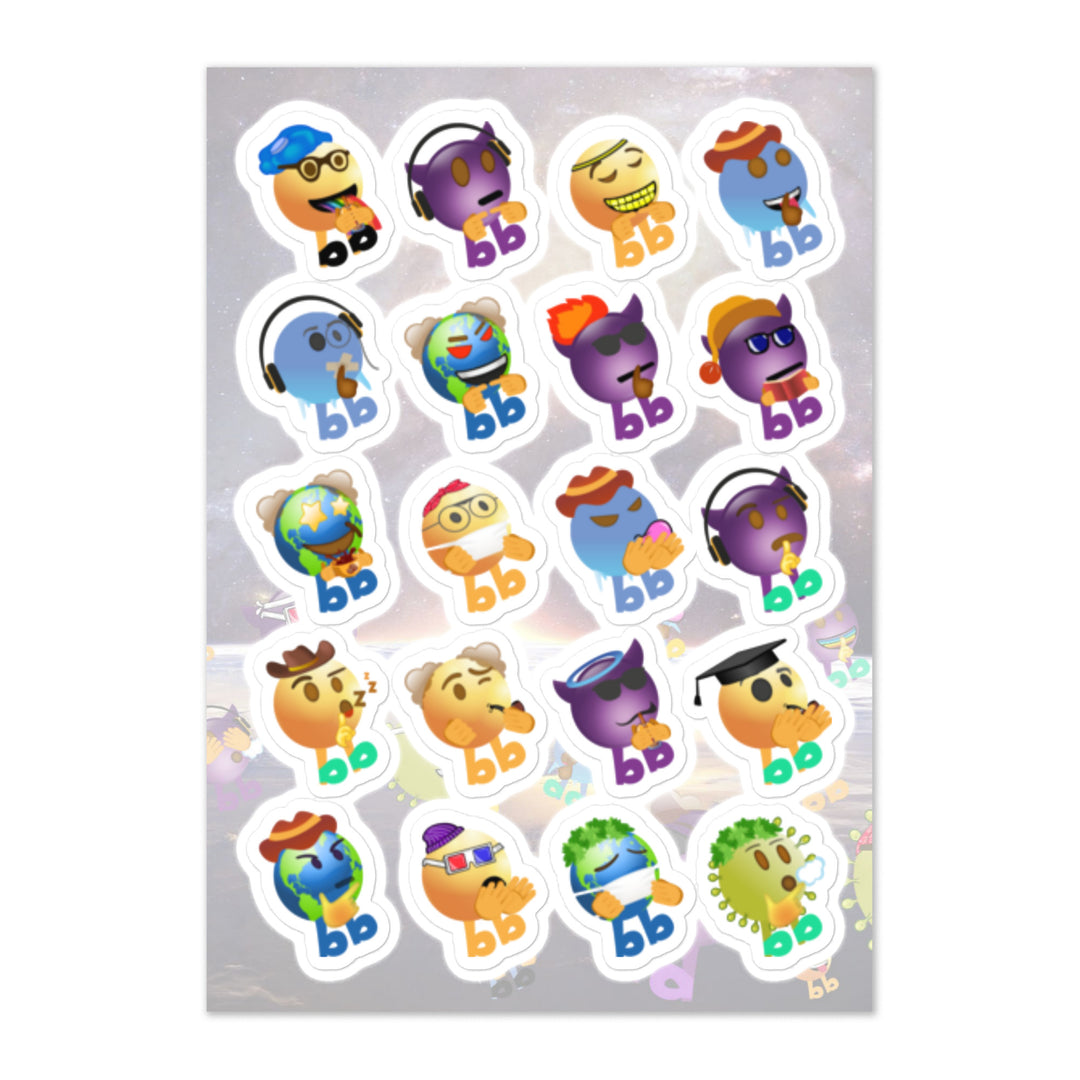 Megabb Buddy Stickers - Emojibb