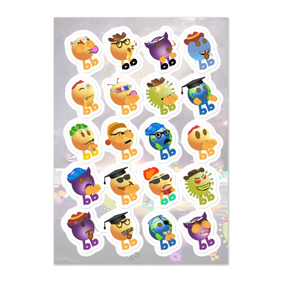 Megabb Buddy Stickers - Emojibb