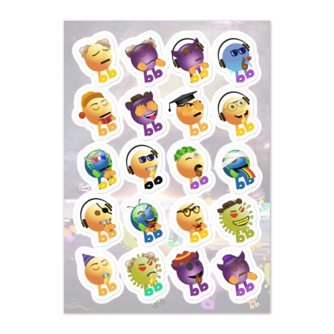 Megabb Buddy Stickers - Emojibb