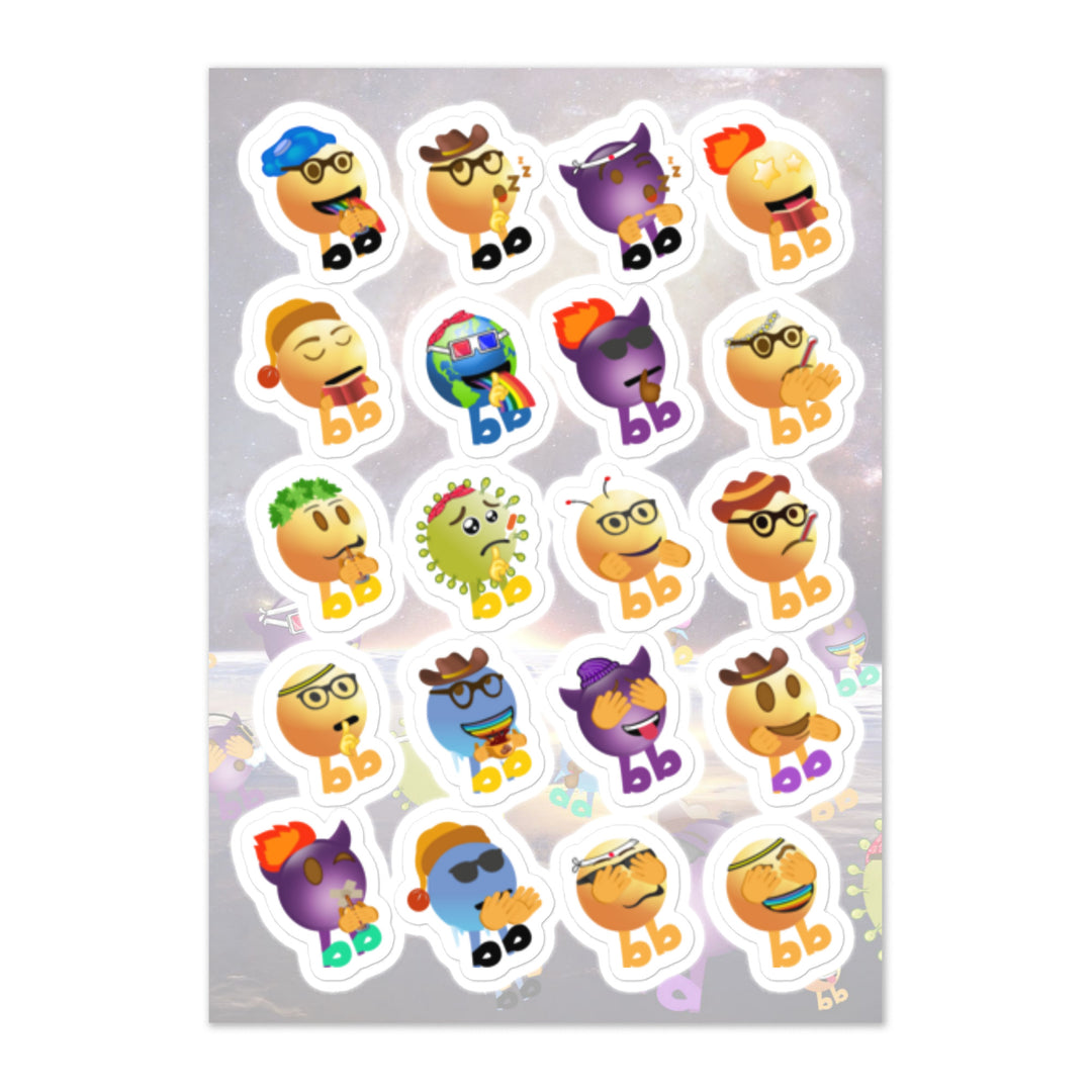 Megabb Buddy Stickers - Emojibb