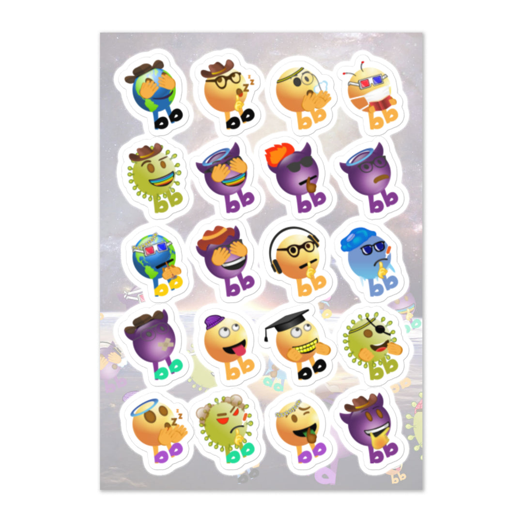 Megabb Buddy Stickers - Emojibb